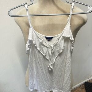aeropostale white sleeveless shirt size XS